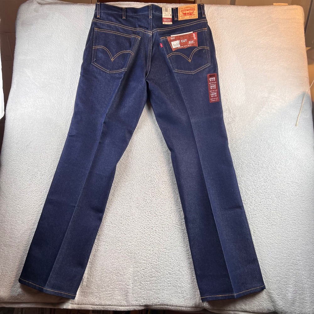 VTG Levis 517 Boot Cut Jeans Mens 40x32 Indigo Deadstock 2000's 00517-2017 NWT